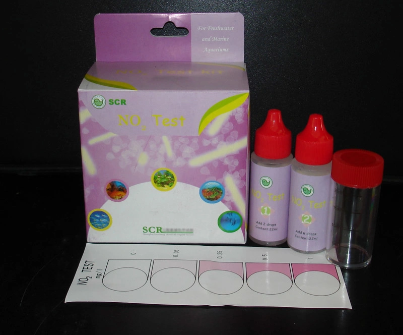 Independent Test Kit for Test pH, Kh, Gh, No2, No3, Nh9/Nh4, Po4, Cl, Fe, Ca, Cu, O2, CO2.